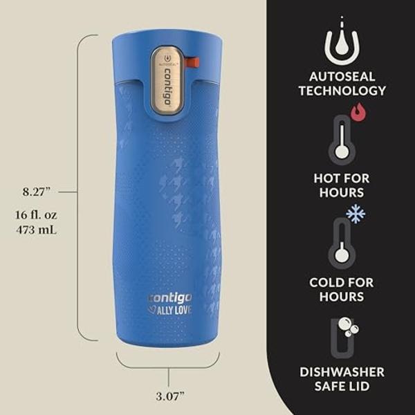 Ello Pop & Fill 22oz Stainless Steel Water Bottle with Quick Fill Technology, Double Walled and Vacuum Insulated Metal, Leak Proof Locking Lid, Sip and Chug, Reusable, BPA Free, Pi