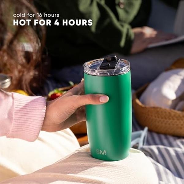 Ello Pop & Fill 22oz Stainless Steel Water Bottle with Quick Fill Technology, Double Walled and Vacuum Insulated Metal, Leak Proof Locking Lid, Sip and Chug, Reusable, BPA Free, Pi