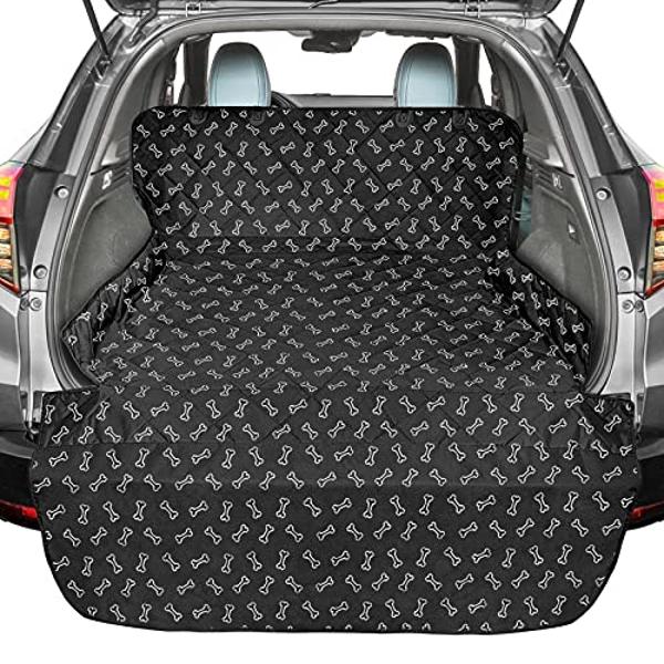 Dog Car Seat Cover, 600D Heavy Durable Dog Seat Cover for Back Seat, 100% Waterproof Scratch Proof Nonslip Dog Hammock for Car with Side Flap, Pet Back Seat Covers for Car with Sea