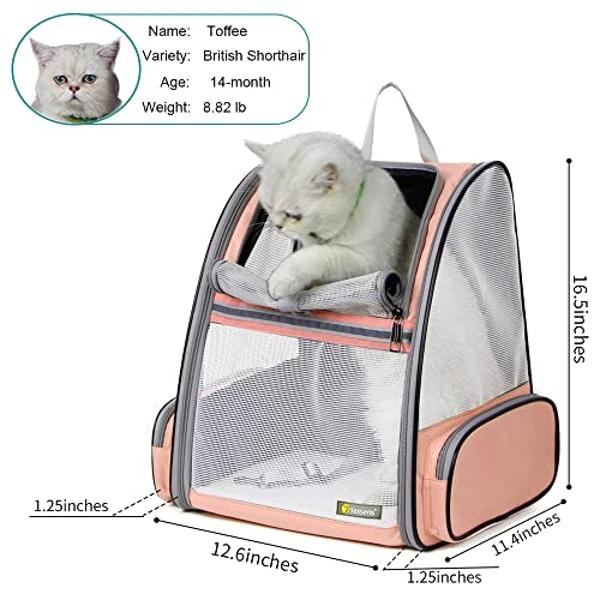Texsens Innovative Traveler Bubble Backpack Pet Carriers for Cats and Dogs