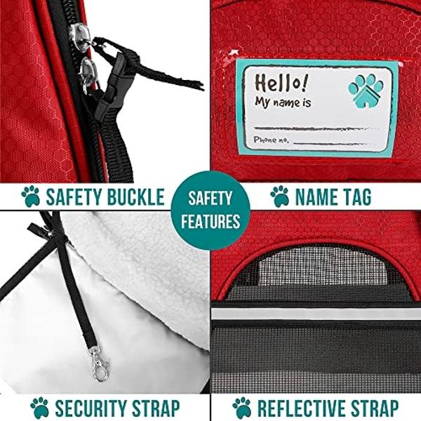 Active Pets Dog Car Seat Cover for Back Seat, Waterproof Pet Hammock Protector, Durable Nonslip Seat Protection SUV Truck, XL 59" x 63", Pink
