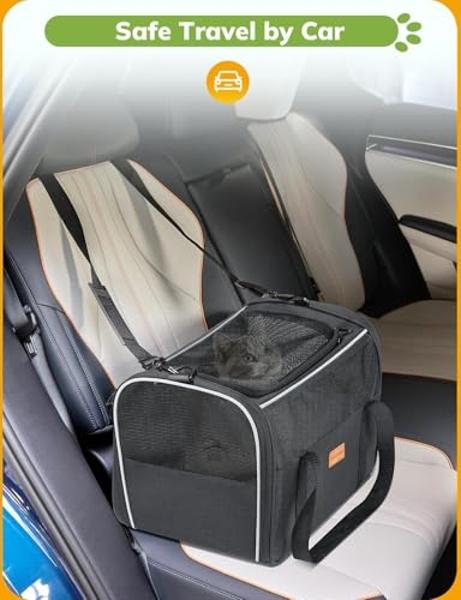Active Pets Dog Car Seat Cover for Back Seat, Waterproof Pet Hammock Protector, Durable Nonslip Seat Protection SUV Truck, Standard 53"x56", Black