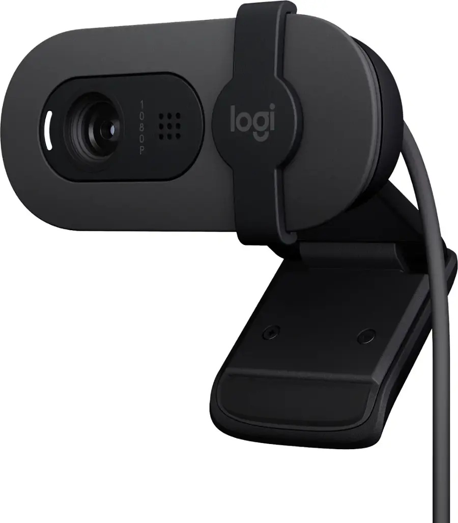 Cámara Web Logitech Brio 100 Fhd 2 Megapixeles Color Grafito