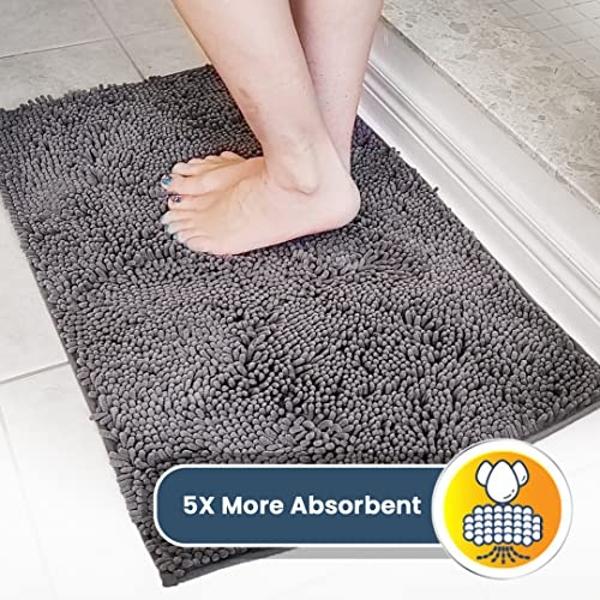 Muddy Mat® Shown on TV – Super Absorbent Microfiber Dog Door Mat for Muddy Paws, Non-Slip Washable Pet Rug, Quick Dry Chenille Entryway Carpet, Machine Washable Indoor Outdoor mat,