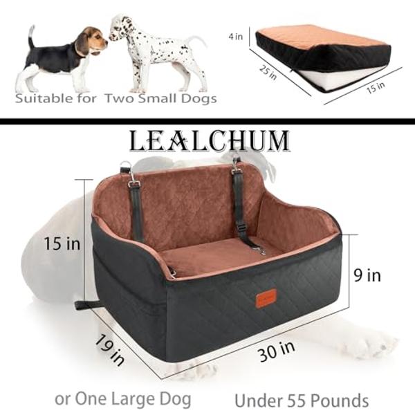 F-color SUV Cargo Liner for Dogs - Waterproof Pet Cargo Liner with Side Flaps, Comfort Dog Cargo Cover with Bumper Flap 2 Pockets, Scrachproof Non-slip Large Size Universal Fit SUV