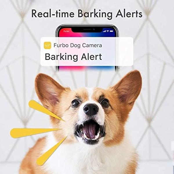 Furbo Dog Camera: Treat Tossing, Full HD Wifi Pet Camera and 2-Way Audio, Designed for Dogs, Compatible with Alexa (As Seen On Ellen)