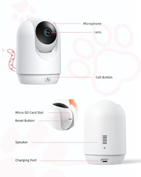 ALPHA TECH WiFi Smart Camera Charger - Remote View - 2.4G/5G WiFi - Premium HD 1080P - Best Mini Camera for Pets Nanny - Real Time Monitoring - Wide-Angle 160° - iOS Android