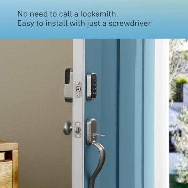 Yale Security Home Assure Lock 2 Deadbolt, Black Suede Keyless Entry Door Lock with Digital Touchscreen Keypad and Bluetooth Connectivity (No Wi-Fi), YRD430-BLE-BSP