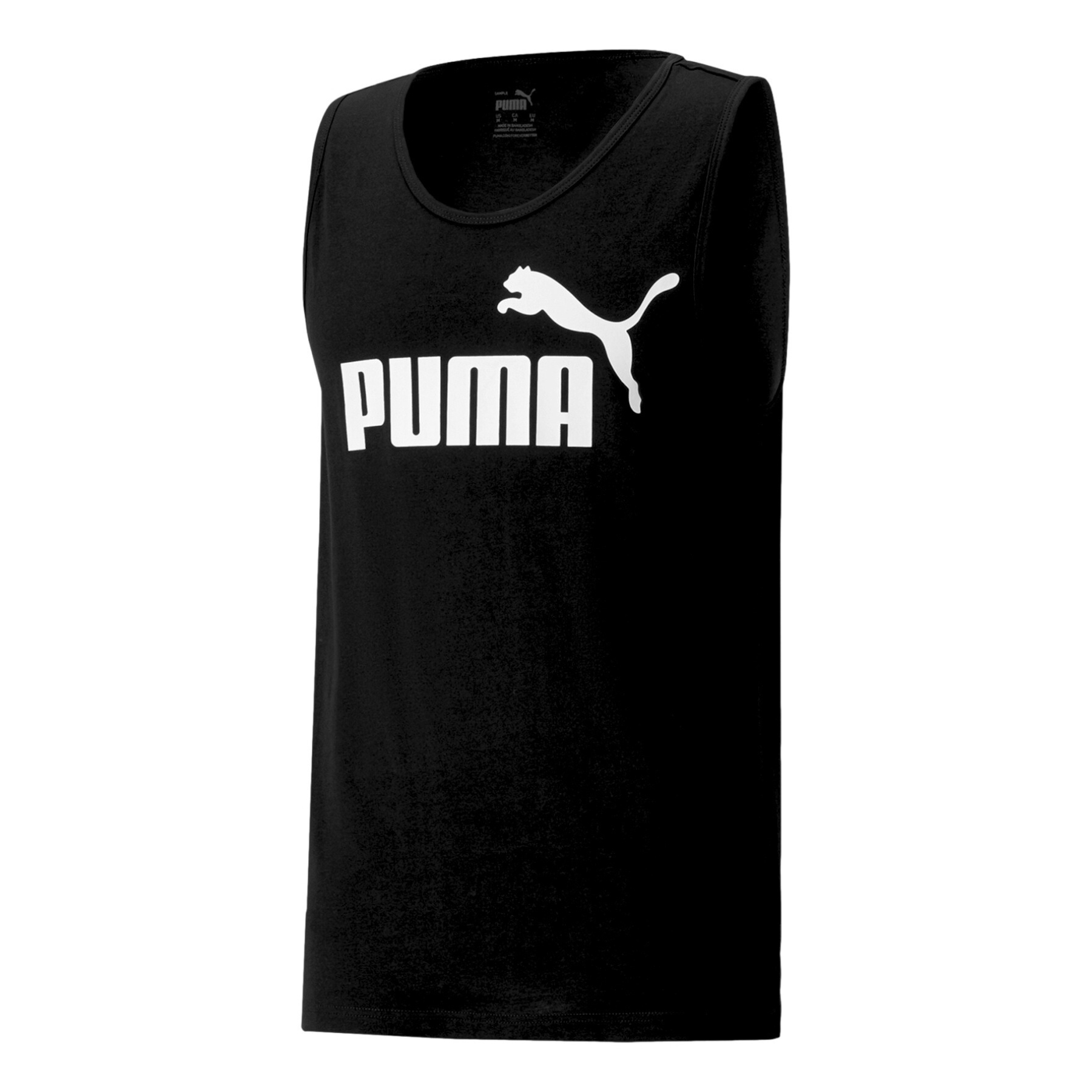 Playera Gym Puma De Hombre Sin Mangas Deportiva Tank Negra