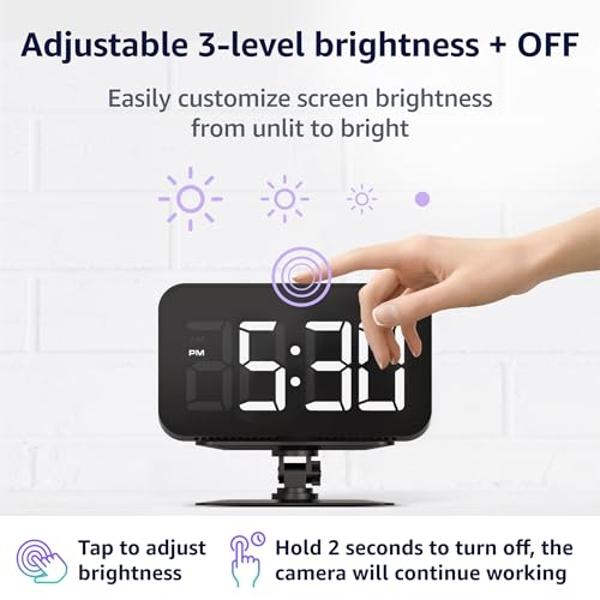 Waggle RV Mini Wi-Fi AI Pet Camera, 1080p HD, Pan & Tilt, Motion Alerts, 2-Way Audio, Night Vision, Pet Camera with App Control, Built-in SD Card (128GB)