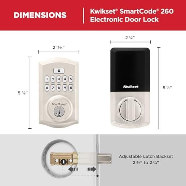 Schlage BE365 PLY 716 Plymouth Keypad Deadbolt, Electronic Keyless Entry Lock, Aged Bronze