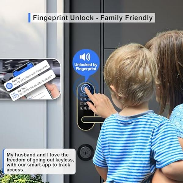 Schlage BE499WB CEN 716 Encode Plus WiFi Deadbolt Smart Lock, Keyless Entry Touchscreen Door Lock with Century Trim, Aged Bronze