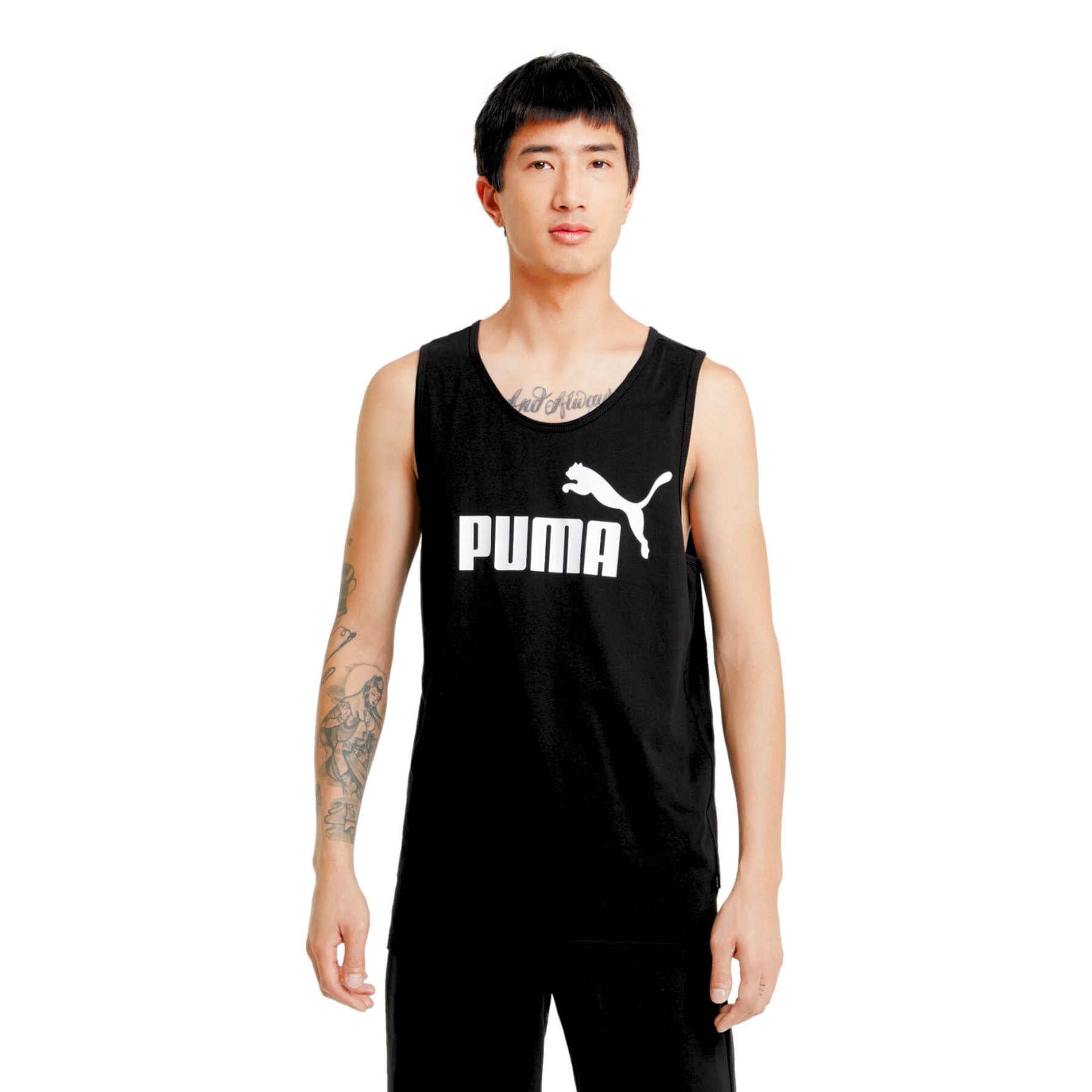 Playera Gym Puma De Hombre Sin Mangas Deportiva Tank Negra