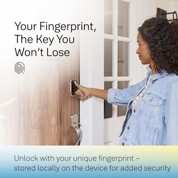 Yale Assure Lock 2 Touch Deadbolt, Oil Rubbed Bronze Keyed Smart Entry Door Lock with Wi-Fi Connected Touch Keypad and Fingerprint Scanner for Code Entry and Remote Access, YRD410-