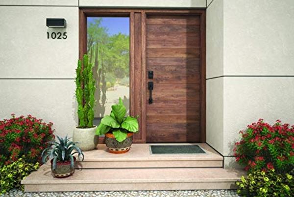 SCHLAGE BE469ZP CEN 622 Connect Smart Deadbolt with alarm with Century Trim in Matte Black, Z-Wave Plus enabled