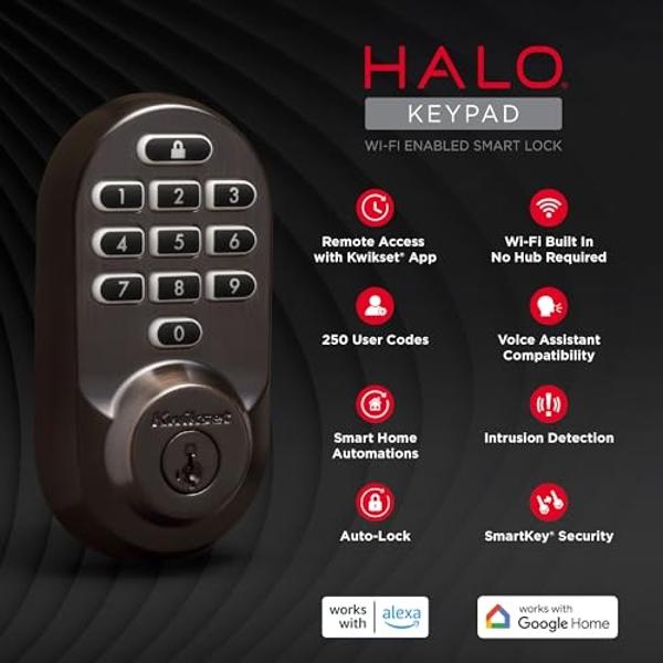 Yale Assure Lock 2 Deadbolt, Black Suede Smart Keyless Entry Door Lock with Wi-Fi Connected Keypad for Code Entry and Remote Access, YRD450-WF1-BSP