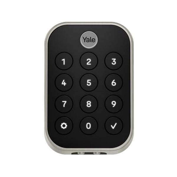Yale Assure Lock 2 Touch Deadbolt, Satin Nickel Key-Free Smart Entry Door Lock with Wi-Fi Connected Touchscreen Keypad and Fingerprint Scanner for Code Entry and Remote Access, YRD