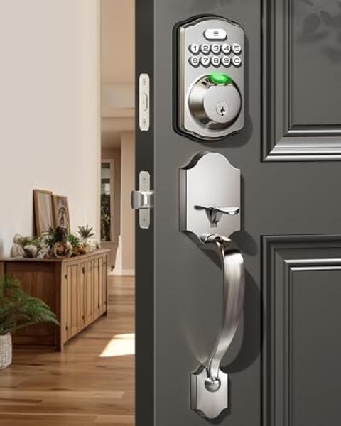 Yale Security Home Assure Lock 2 Deadbolt, Black Suede Keyless Entry Door Lock with Digital Touchscreen Keypad and Bluetooth Connectivity (No Wi-Fi), YRD430-BLE-BSP