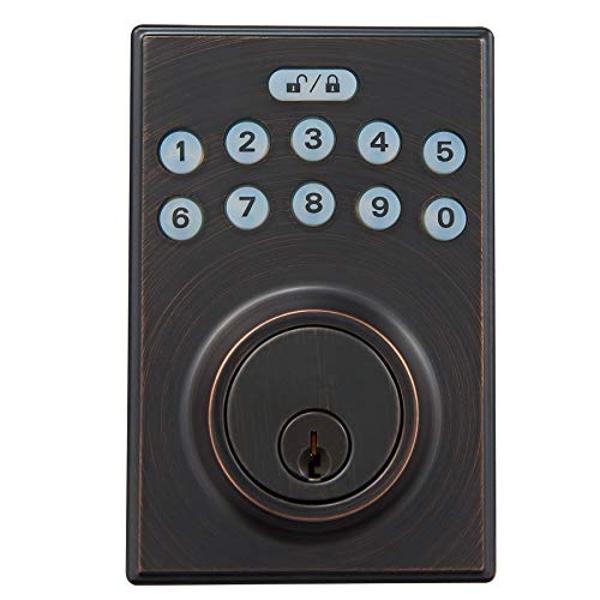 Yale Assure Lock 2 Plus Apple Home Keys, Bronze Keyless Entry Door Lock with Keypad for Code Entry Lock and Auto-Unlock (No Wi-Fi) Remote Access Requires Apple Home Hub via HomeKit