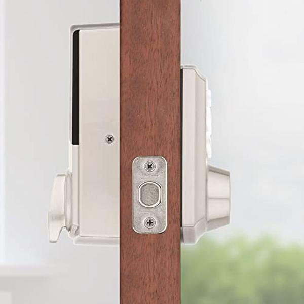 ULTRALOQ U-Bolt Smart Lock, 5-in-1 Keyless Entry Door Lock with App Control, Keypad Deadbolt, Auto Unlock, Auto Lock, Smart Door Lock, Smart Locks for Front Door, ANSI Grade 1, Bla