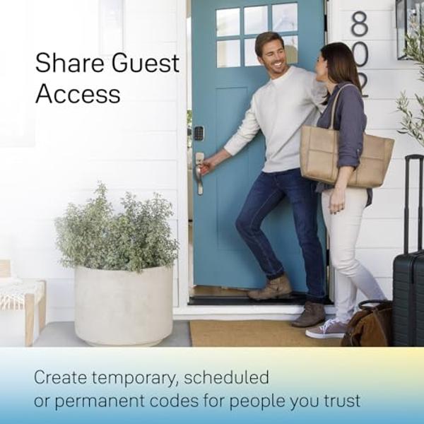 Yale Assure Lock 2 Plus Apple Home Keys, Bronze Keyless Entry Door Lock with Keypad for Code Entry Lock and Auto-Unlock (No Wi-Fi) Remote Access Requires Apple Home Hub via HomeKit