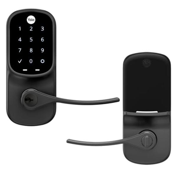 Philips Wi-Fi Smart Door Lock, Keyless Entry Door Lock with App Control,Fingerprint ID,Auto Lock,Keypad Deadbolt with Wi-Fi Bridge Adaptor,Smart Locks for Front Door-Satin Nickel