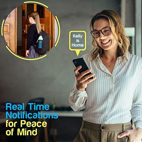 LOCKSTAR® Smart Door Lock • Keyless Entry Deadbolt Door Lock • Multiple Entry Methods – APP • Fingerprint Touch ID • Keypad Code • Card FOB • Traditional Key • Smart Home Devices