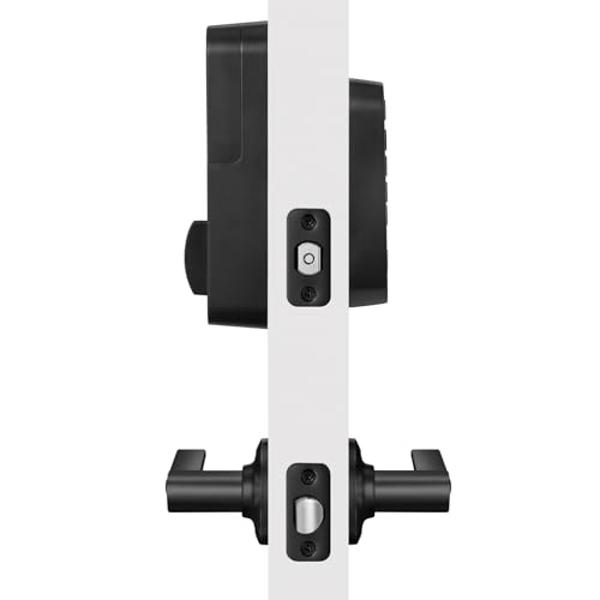 Yale Black Code Keypad Deadbolt Front Door Lock for Keyless Entry, YED210-NR-BSP