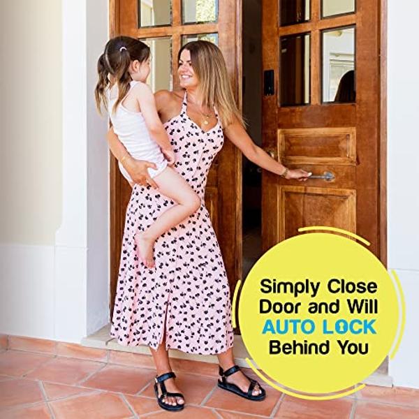 LOCKSTAR® Smart Door Lock • Keyless Entry Deadbolt Door Lock • Multiple Entry Methods – APP • Fingerprint Touch ID • Keypad Code • Card FOB • Traditional Key • Smart Home Devices