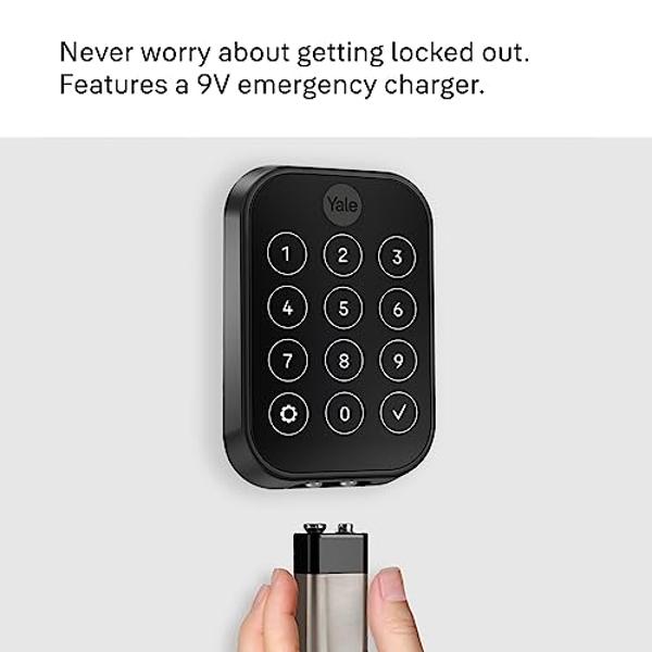 Yale Assure Lock 2 Plus Apple Home Keys, Bronze Keyless Entry Door Lock with Keypad for Code Entry Lock and Auto-Unlock (No Wi-Fi) Remote Access Requires Apple Home Hub via HomeKit