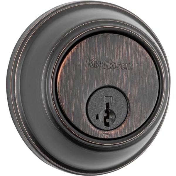 Berlin Modisch Contemporary Square Single Cylinder Deadbolt Lock for Front Door Entrance Modern High Security Heavy Duty – Satin Nickel Finish