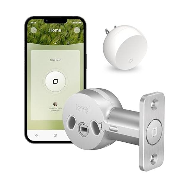 Level Bolt (Wi-Fi) Smart Deadbolt - Make Your Lock Smart & Keep Existing Hardware and Keys - Lock/Unlock from Anywhere - Level App for iOS & Android - Works with Apple Home, Alexa 