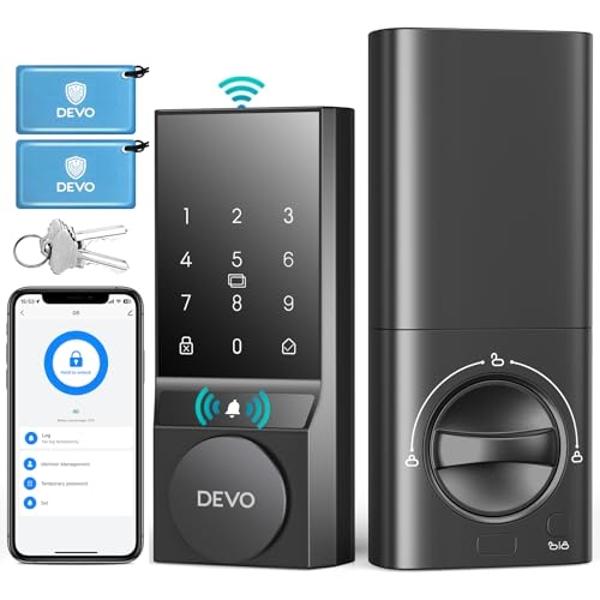 Yale Approach Smart Wi-Fi Deadbolt Retrofit Smart Lock, Unlimited Virtual Keys, App Remote Control, Keyless Entry - Silver