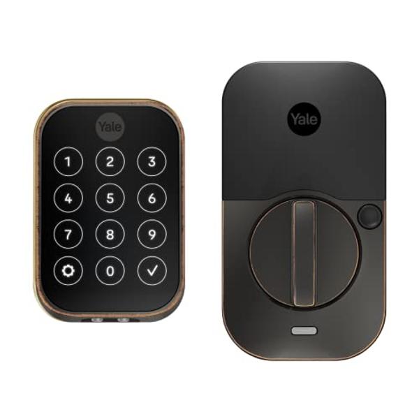 Yale Assure Lock 2 Deadbolt, Oil Rubbed Bronze Smart Keyless Entry Door Lock with with Z-Wave Connected Keypad for Code Entry, YRD450-ZW2-0BP