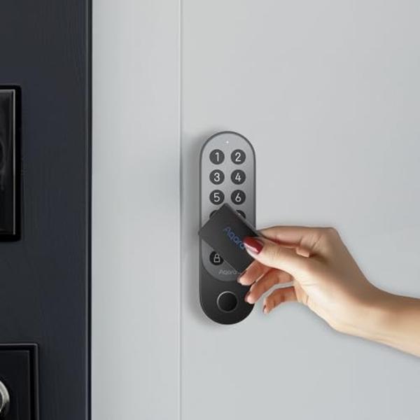 Aqara NFC Card for Smart Locks U100, U50, U200 & U300, Access Card for Keyless Entry Door Locks, NFC Key Card Works with Aqara Bluetooth Electronic Deadbolts, 1 Pack