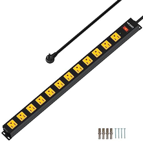 Mifaso USB Power Strip, Flat Plug Power Strip Extension Cord with 3 Outlets 3 USB Ports(Smart 3.1A), 5ft Braided Power Cord, ETL Listed Compact for Cruise Ship, Travel, Home, Offic
