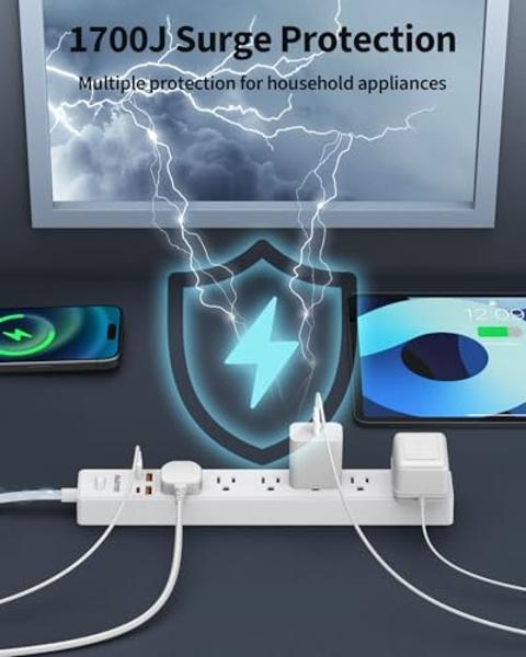 ADJ PC100A power strip single rack space unit with 8 on off lighted ...