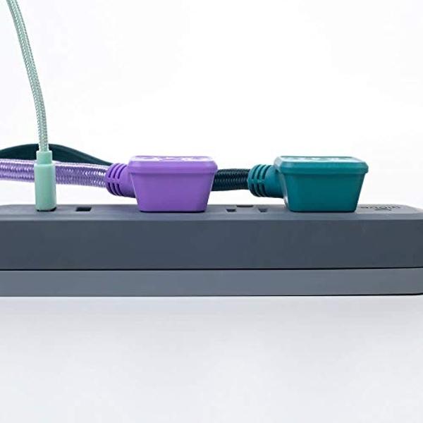 Globe Electric - 78257 Designer Series Power Strip, Rose 3 Outlet