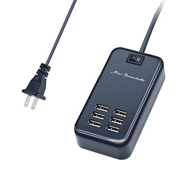 Flat Plug Surge Protector Power Strip, TESSAN 5 ft Extension Cord with 4 Outlets and 3 USB Ports, Indoor Desk Charging Station, 900J Surge Protector for Travel, Office, School, Dor