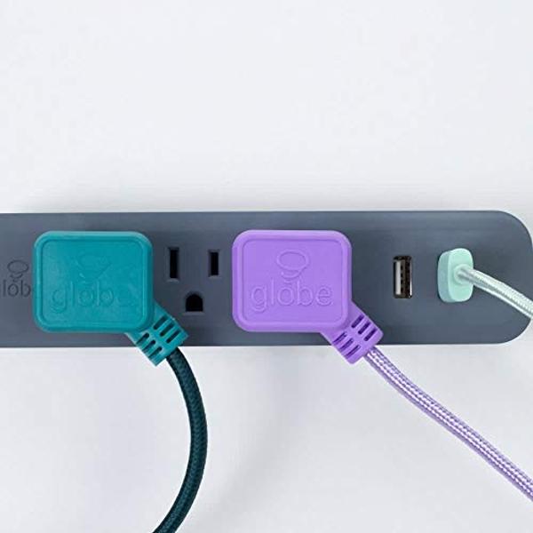 Globe Electric - 78257 Designer Series Power Strip, Rose 3 Outlet