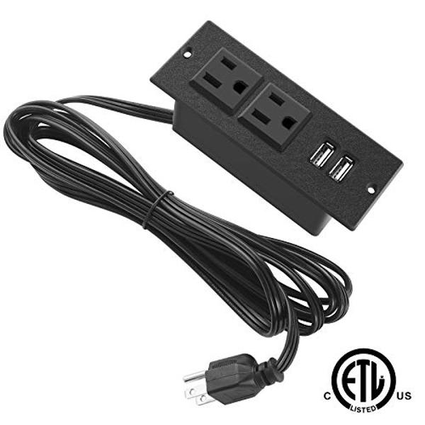 Maxxima 6 Outlet Power Strip Surge Protector - 300 Joules, Features Red On/Off Switch, 4 Pack, Powers Multiple Electronics and Devices Simultaneously, Perfect for Home Appliances -