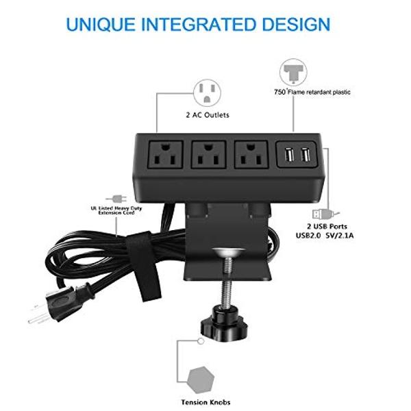 Amazon Basics Smart Plug Power Strip with 3 Individually Controlled Outlets and 2 USB Ports (1 USB-A and 1 USB-C), Works with Alexa Only, 2.4 GHz Wi-Fi, No Hub Required, White