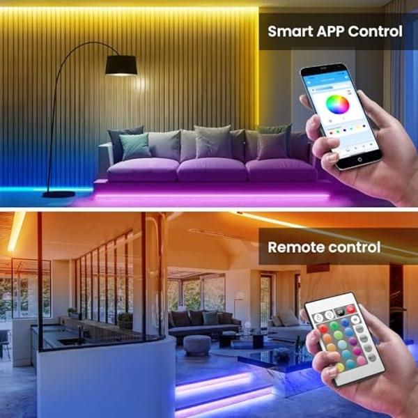 AICODE Multi Plug Outlet Extender, 6 Outlet Surge Polycarbonate Wall Protector with 3 USB Charger(3.2A Total),Plug Electrical Outlet with 6 Ambient RGB Light, Plug Extender for Hom