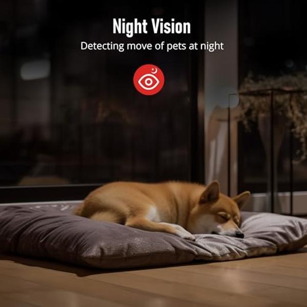 PARIS RHÔNE 2K Pet Camera, 360°View Dog Camera Treat Dispenser, 5G WiFi Pets Monitoring with Phone APP, Two-Way Audio, Infrared Night Vision, Barking Detection and Motion Alerts, W