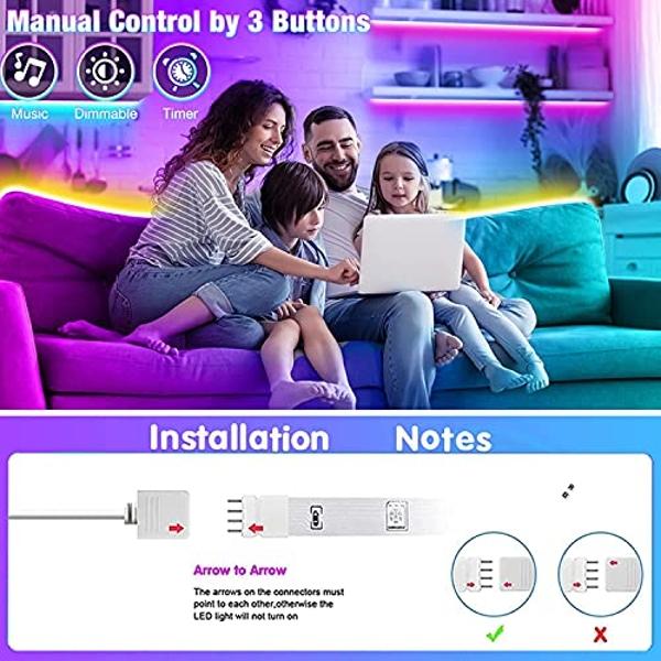 Short Extension Cord 1 ft, Small Power Strip Flat Outlet Extender Surge Protector with 8 AC Outlets 6 USB (5V/4.8A 24W), Mini Extension Cord Flat Wall Plug for Home Office Dorm Kit