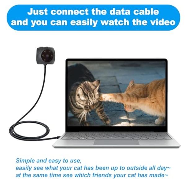 Pet Collar Camera & Cat Collar Camera with 64gb Sd Card,Spy Camera Hidden Camera ,Dog Tracker Collar,Motion Detection Records 1080p Video & Infrared Night Vision Functionality for 