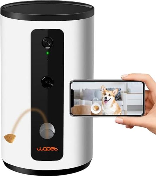 WOPET Dog Camera D01 Plus: 5G WiFi Pet Camera with Treat Tossing, 1080P HD with Night Vision for Pet Viewing, Two Way Audio Communication Designed for Dogs and Cats, Monitor Your P