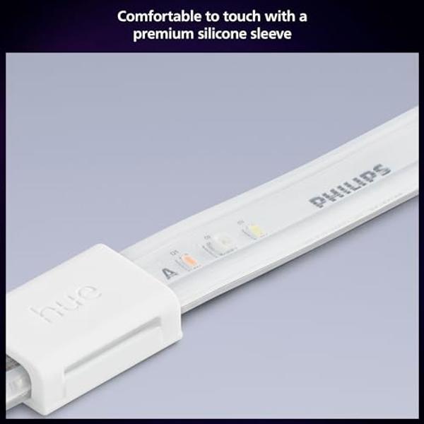 Philips Hue Indoor 16 Ft Smart LED Solo lightstrip Base Kit - 1 Pack - Control with Hue App - Compatible with Alexa, Google Assistant and Apple HomeKit