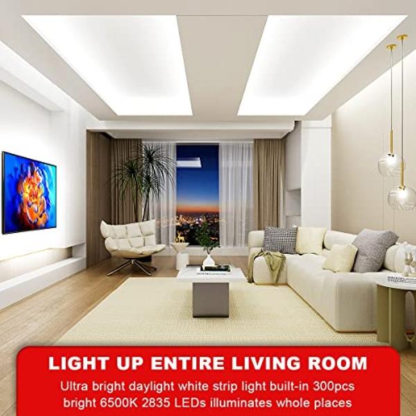 WiZ Connected 32.8 ft LED Light Strip - Flowing Multicolor LED Color-Changing Light Strip For Your Smart Home -Voice/App Control - Works with Google Home, Alexa and HomeKit