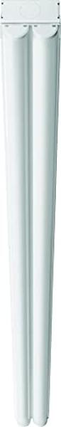 Lithonia Lighting 4ft Light Fixture, LED Strip Light, MVOLT, 4000K Cool White Light 4-Foot, 2-Light, White (MNSL L48 2LL MVOLT 40K 80CRI M6)
